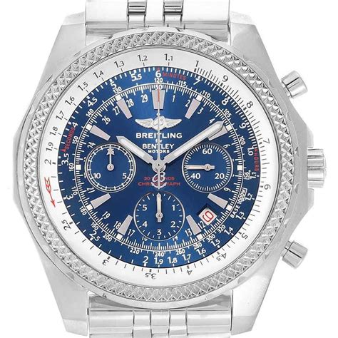 breitling blue face aviator